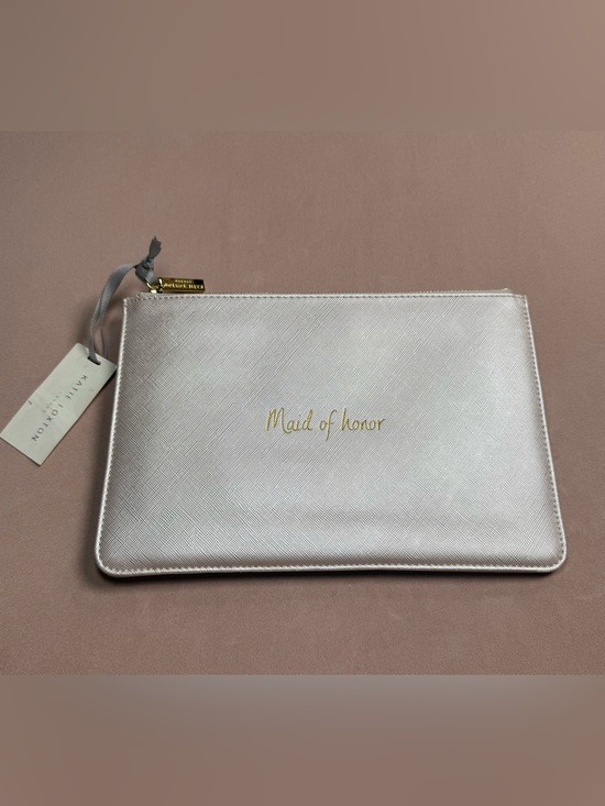 Katie Loxton Handbags - Katie Loxton Vegan Leather Metallic Finish Perfect Pouch Maid of Honor Clutch NW